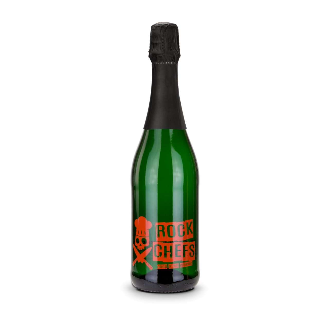 Sekt Cuvée - Flasche grün - Kapselfarbe, 0,75 l
