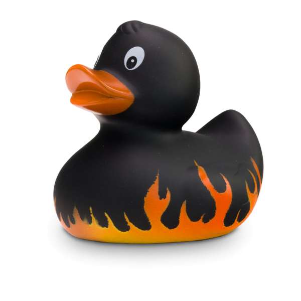 Werbeente Frank Flamme, ca. 8 cm