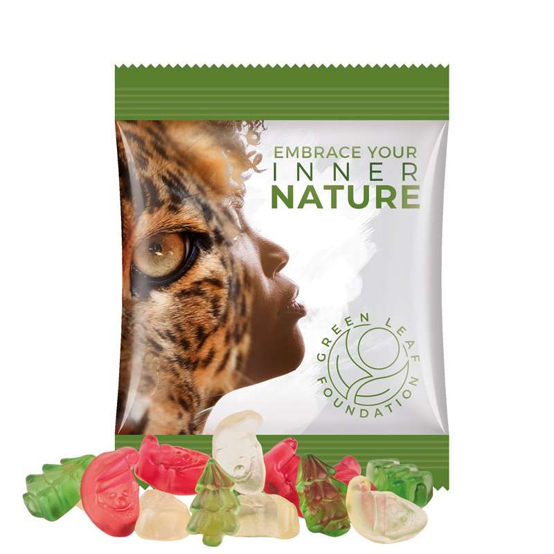 Minitüte 10 g Trolli Fruchtgummi Weihnachtsmischung