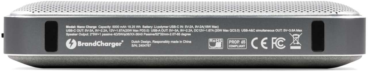 BrandCharger Nano Charge kabelloser Lautsprecher