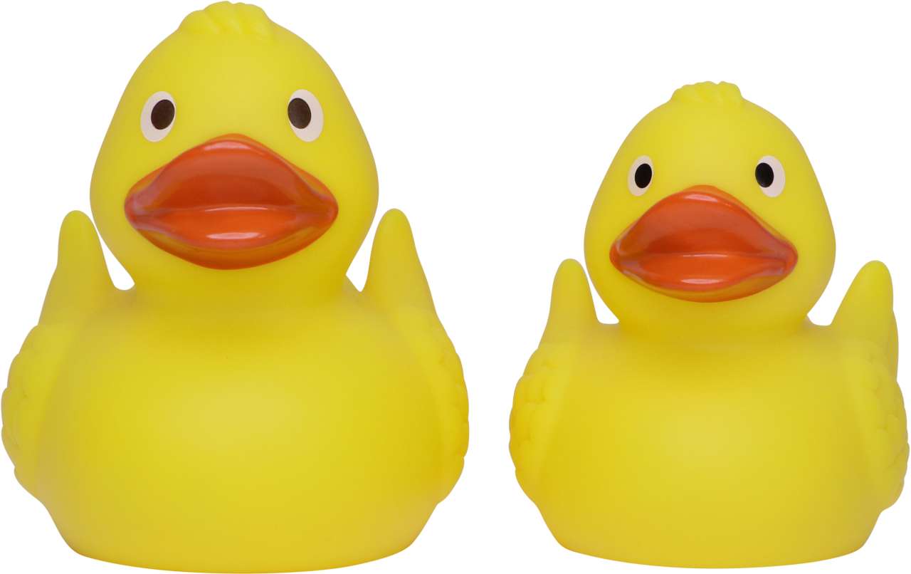 Renn-Ente, mit Metallplatte