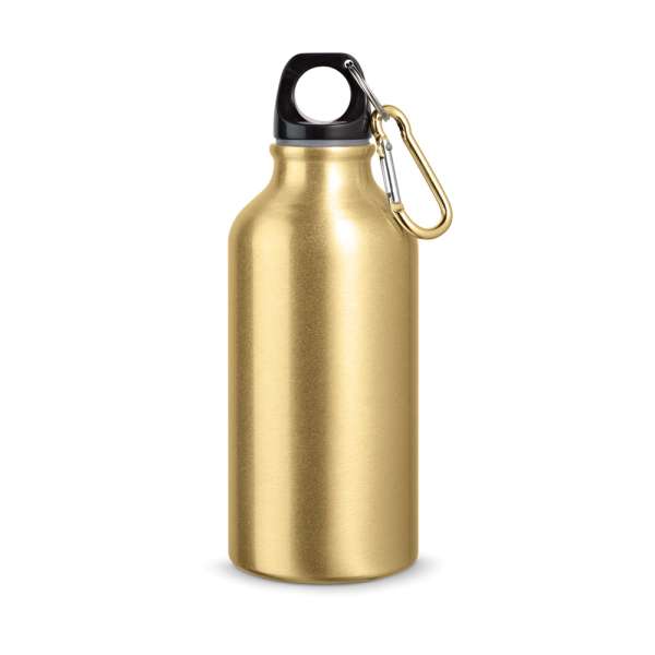 LANDSCAPE S Aluminium-Sportflasche mit Karabiner 400 ml
