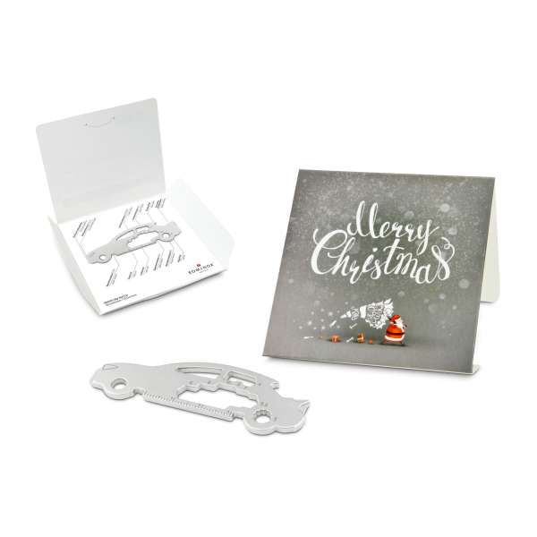 Geschenkartikel: ROMINOX® Key Tool Funktionen) im Motiv-Mäppchen Merry Christmas