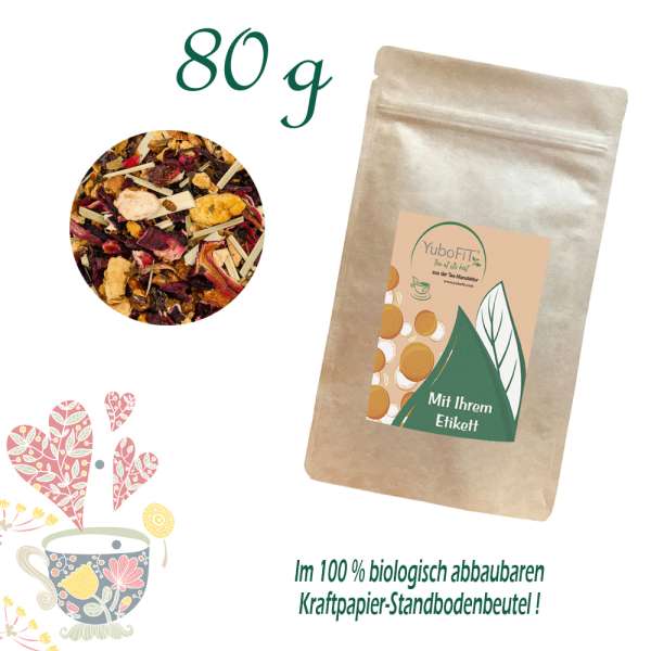 YuboFiT® Bio Erdbeertarte Tee