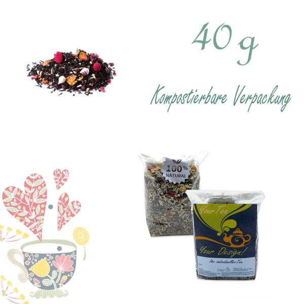 YuboFiT® Schwarzer Tee GROOVE WHITE NIGHT