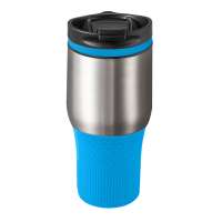 Becher silber, Ring cyan, Hülle cyan