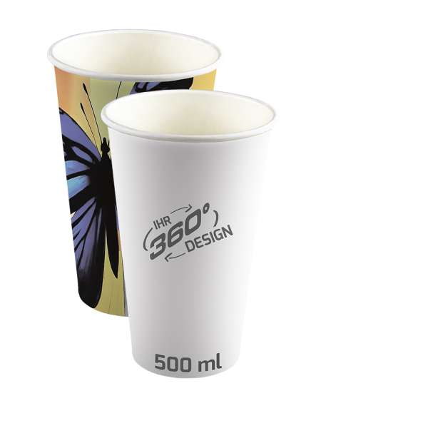 PE-Pappbecher, 450ml, Becher XL
