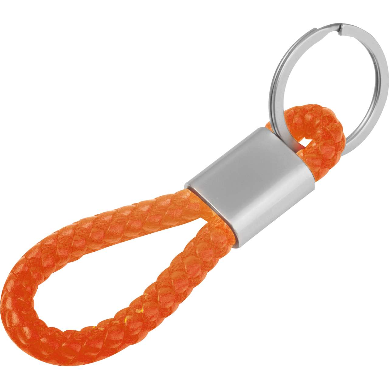 Metall-Schlüsselanhänger mit Kordel ERNEST