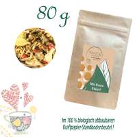 Standbodenbeutel Medium Plus, Kraftpapier, aluminiumfrei, Inhalt 80 g