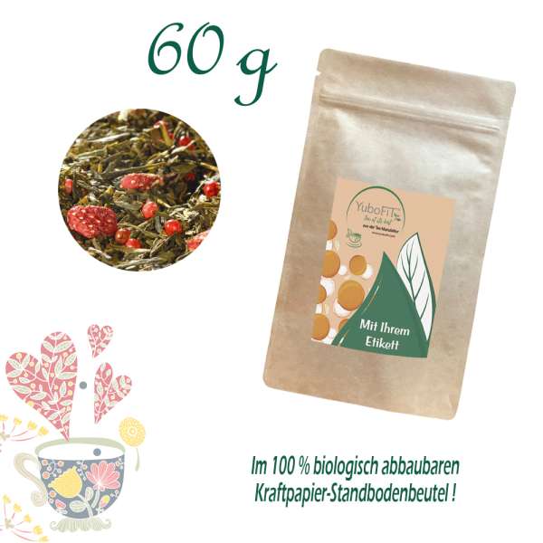 YuboFiT® Sencha Tee GINKGO GREEN VIPER