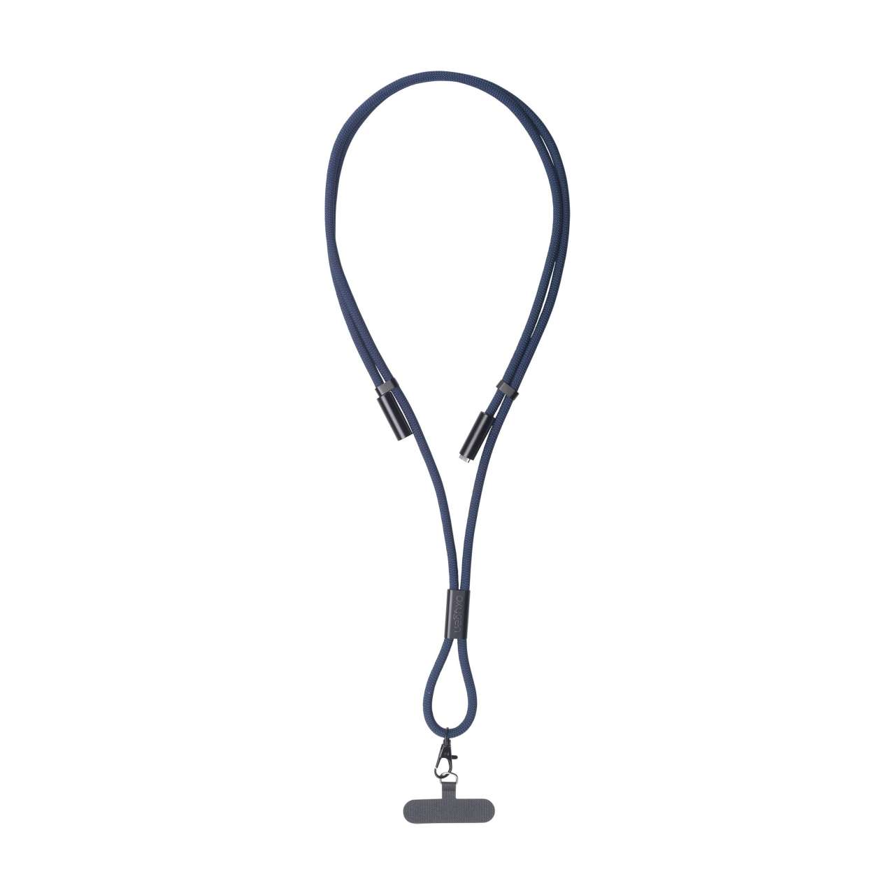 Lanyard 2-in-1 GRS RPET Load & Sync USB Cable