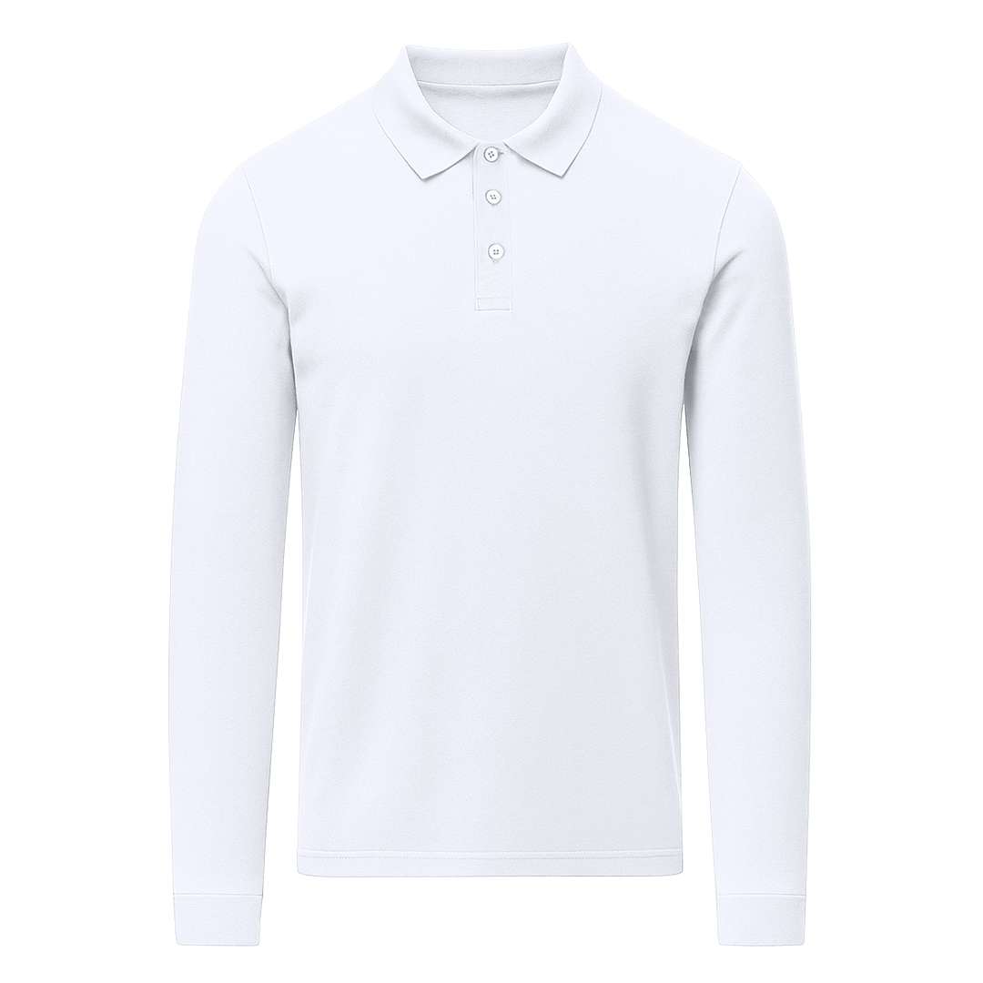 Erwachsene Weiß Polo-Shirt Charlot