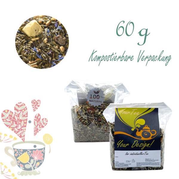 YuboFiT® Grüner Tee Sencha APPLE PIE MARZIPAN