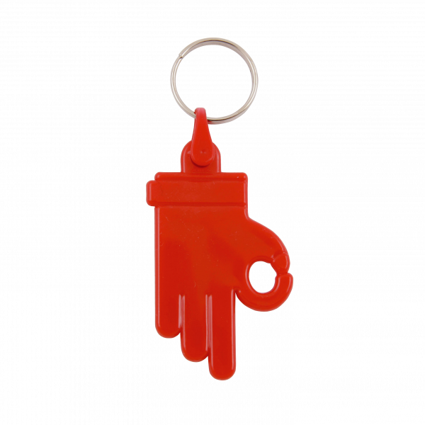 Kunststoff Schlüsselanhänger OK Hand