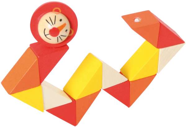 Schlangenkette Holztiere