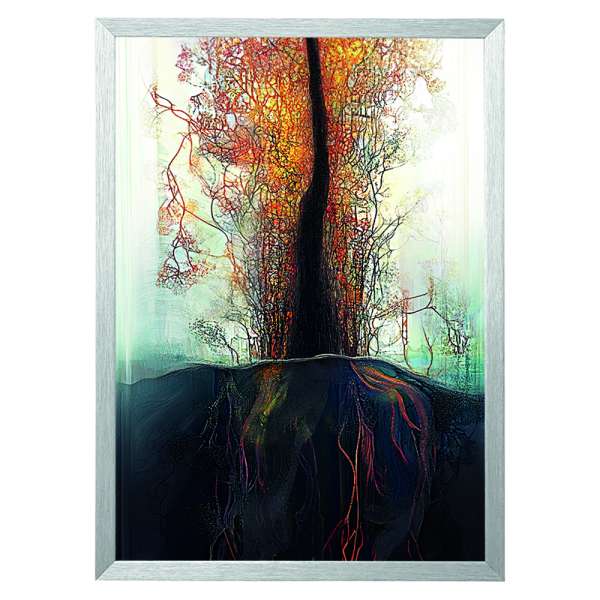 "Pure Mental Energy VIII" von tokio darcy® - Fine Art Print, A5, Aluminiumrahmen