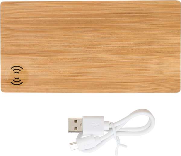 Powerbank aus Bambus Walter