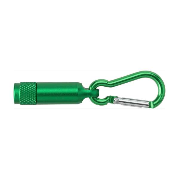 Mini-Taschenlampe aus Aluminium mit Karabiner Tracy