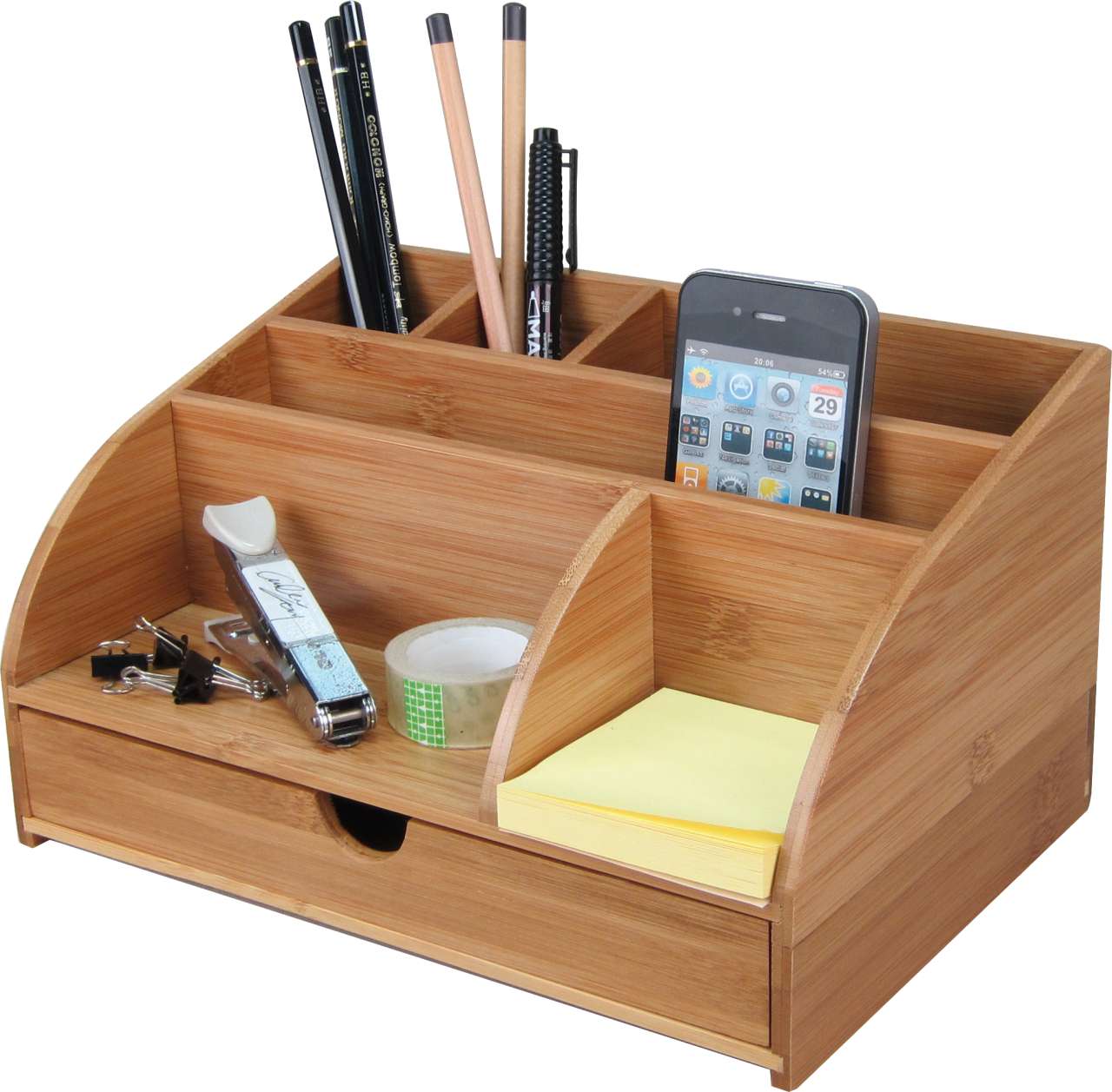 Schreibtischständer Bambus