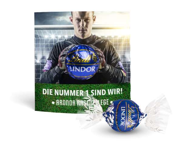 Lindt Lindor Kugel in Werbekartonage