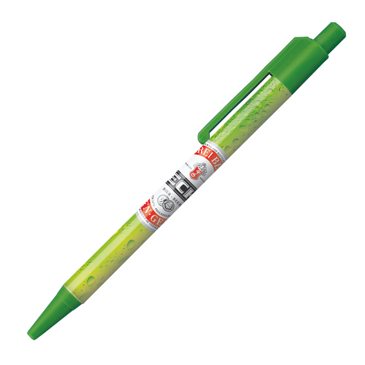 BATAM Kugelschreiber mit farbigen Akzenten und 4c-Druck all-over