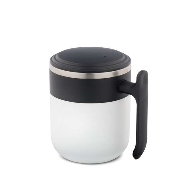 MALDINI Reisebecher mit Innenwand aus Edelstahl und matter Oberfläche, 400 mL