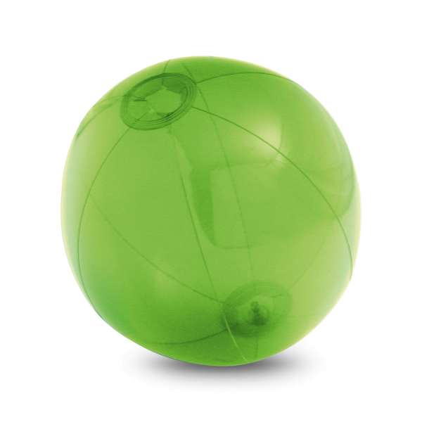 PECONIC Strandball aufblasbar aus lichtdurchlässigem PVC