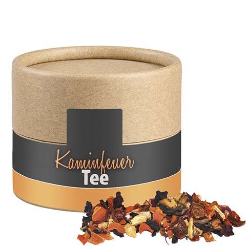 Kaminfeuer Tee, ca. 20g, Kraftpapierdose Mini