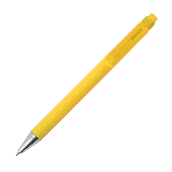MANHATTAN Kugelschreiber mit HC farbigem Schaft und transparent farbigem Clip Peekay