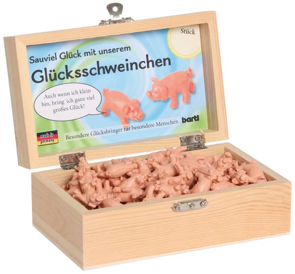 Glücksschweinchen-Kiste (100Stück)