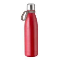 Flasche rot, Ring braun