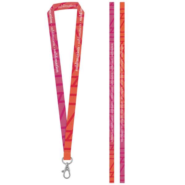 BRIGHTON S Gedrucktes Muster von SET Lanyard SUBLIMATION Long II (20 mm) mit 20-mm-Schnellverschluss