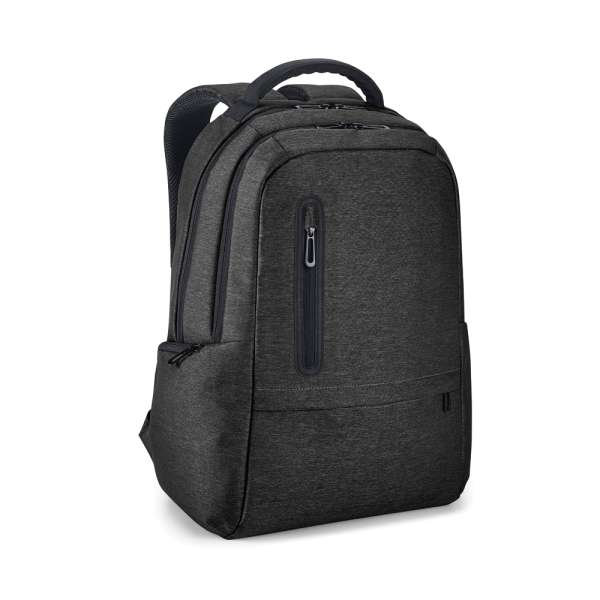 RE-BOSTON Wasserabweisender 2Tone-Laptop-Rucksack aus recyceltem Nylon mit 210D-Fach