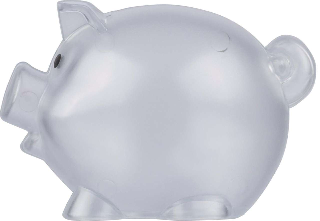Recyceltes PS-Kunststoff-Sparschwein Vivi