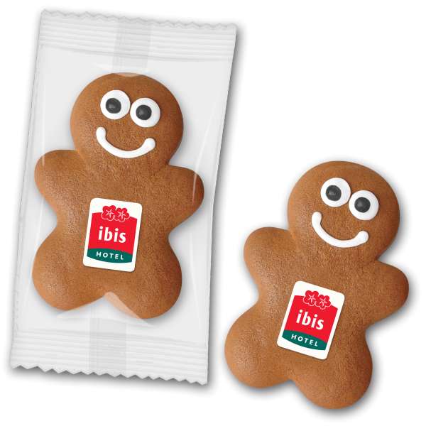 Lebkuchenmann klein mit Logo