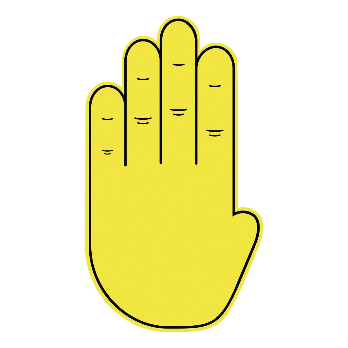 Winkehand aus Schaumstoff HIGH FOUR