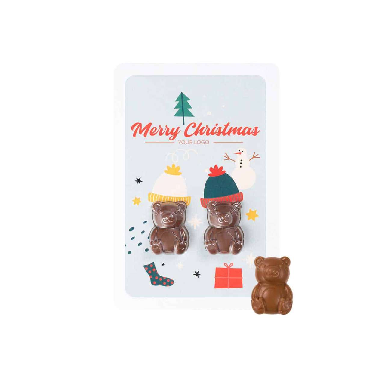 PROMO CARD ZWEI TEDDY-BÄREN