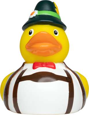 Quietsche-Ente Zimmermann - Lustige Badeente Mit Handwerker-Outfit