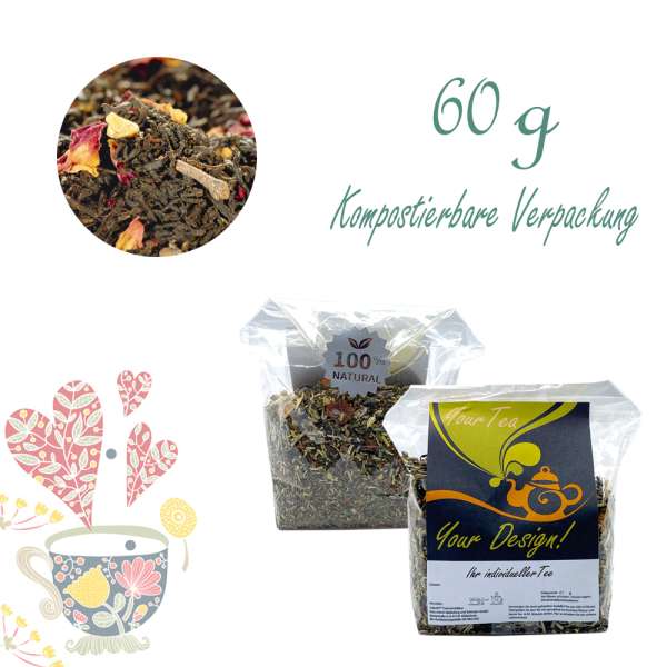 YuboFiT® Schwarzer Tee Weihnachtstee GLOOMING STAR