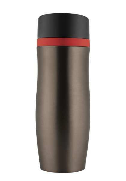 Metmaxx®Thermobecher "CremaExtensaProtect" titan / Ring weiß