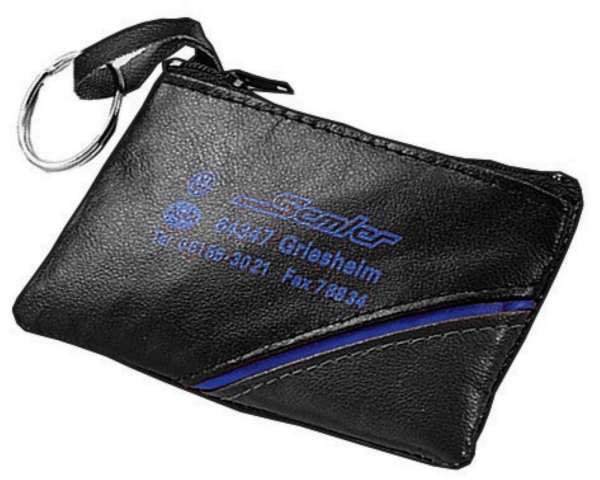 CreativDesign® Schlüsseltasche "CD" schwarz /