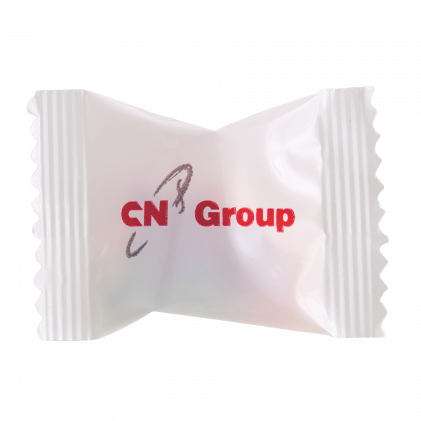 Flowpack mit 5 gr. Fruchtpastillen 1-3 Farben nicht all-over