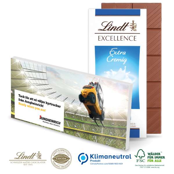 Schokoladentafel "Excellence" von Lindt, Klimaneutral, FSC®