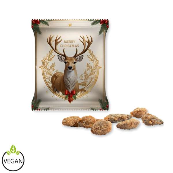 Feuergebrannte Mandeln ohne Zuckerzusatz, ca. 15g, Midi-Tüte