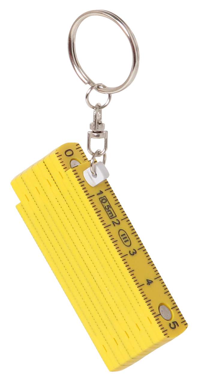Schlüsselanhänger Zollstock 50 cm, sortiert