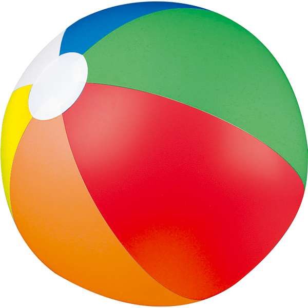 Phthalatfreier Strandball, multicolor