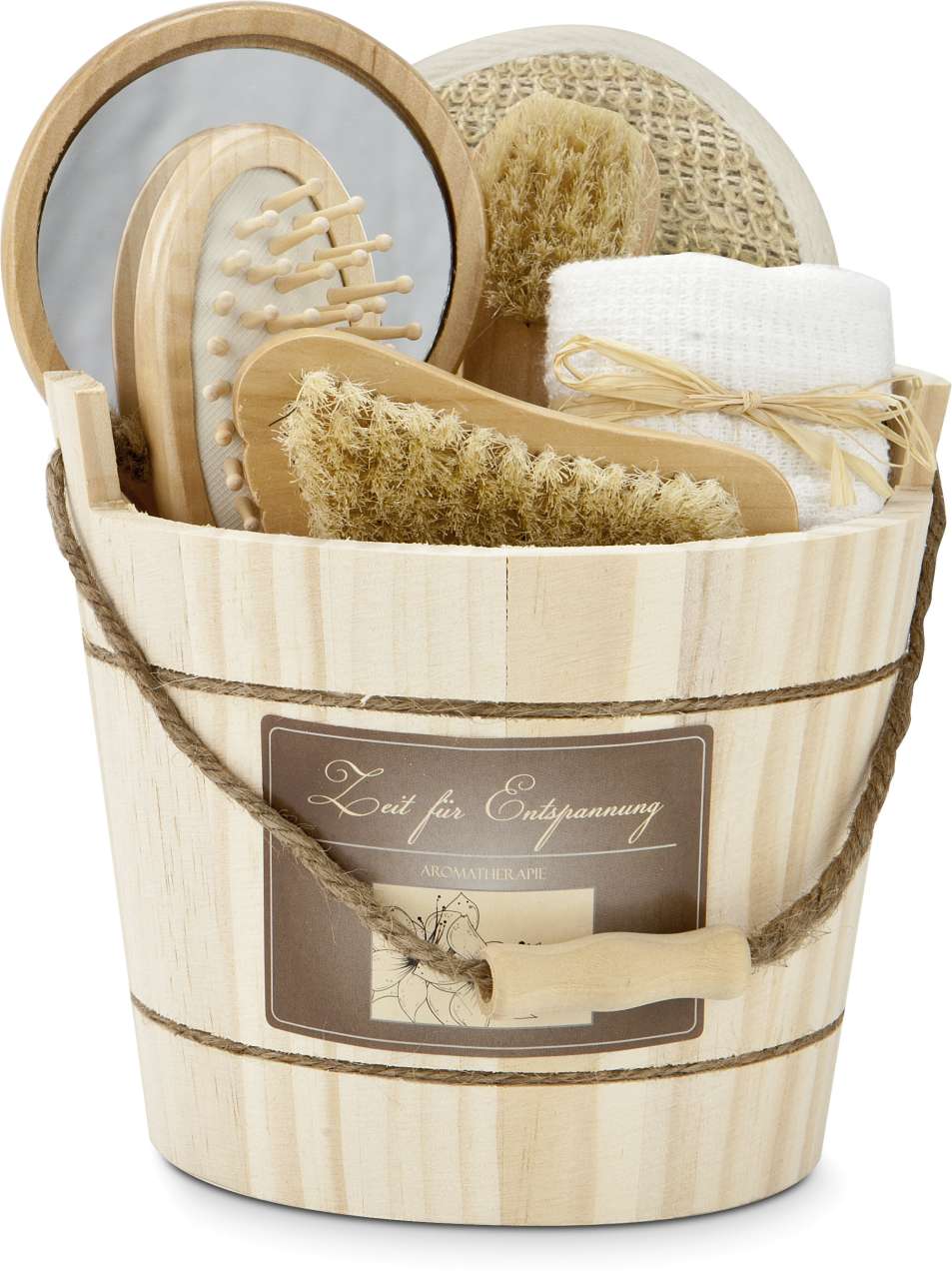 Wellness-Geschenkset: Holzzuber