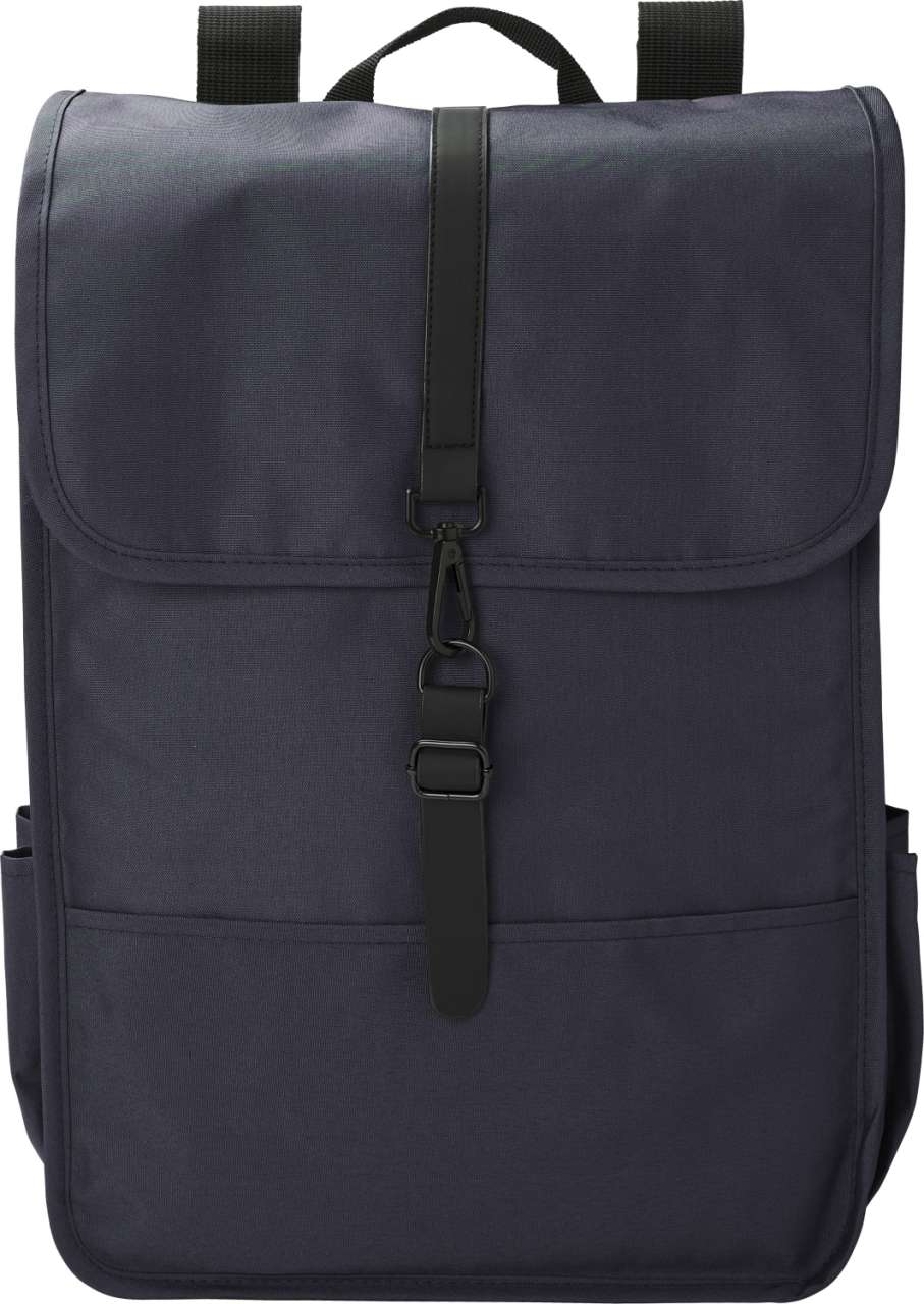 RPET Polyester (300D) Rucksack mit Lasche Lyric