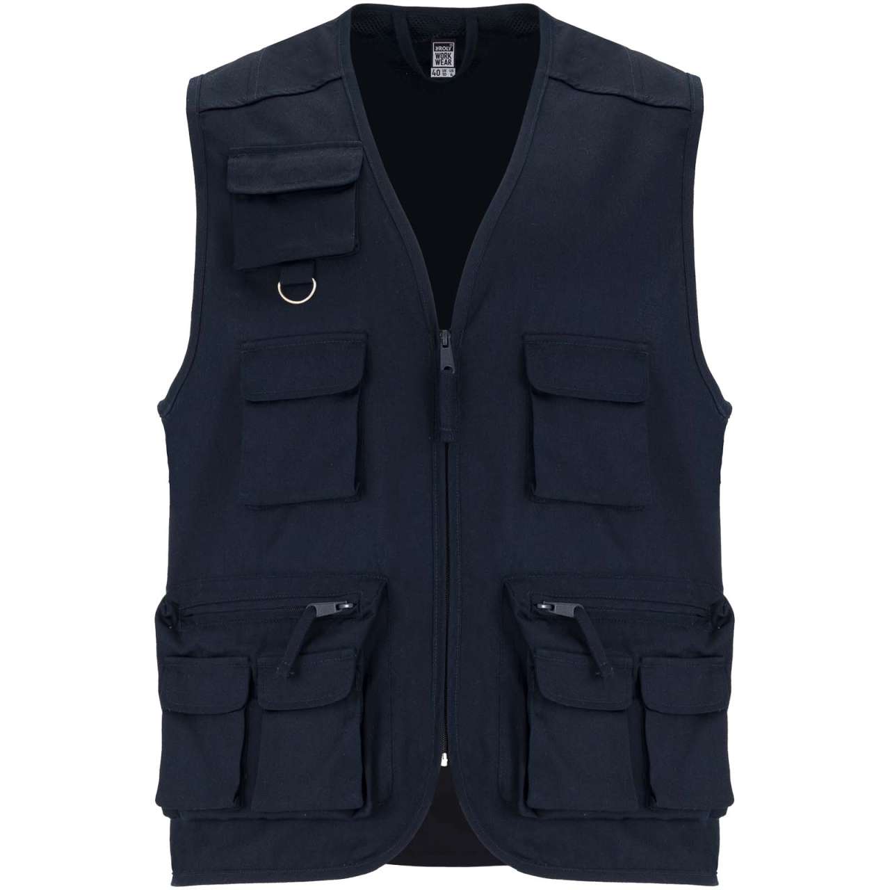 Venera Arbeitsweste mit V-Ausschnitt und mehreren Taschen, 200 g / m2