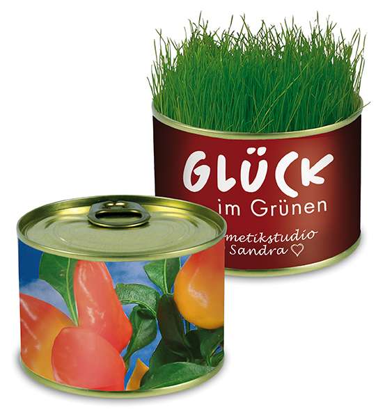 Natur-Konserve mit Samen